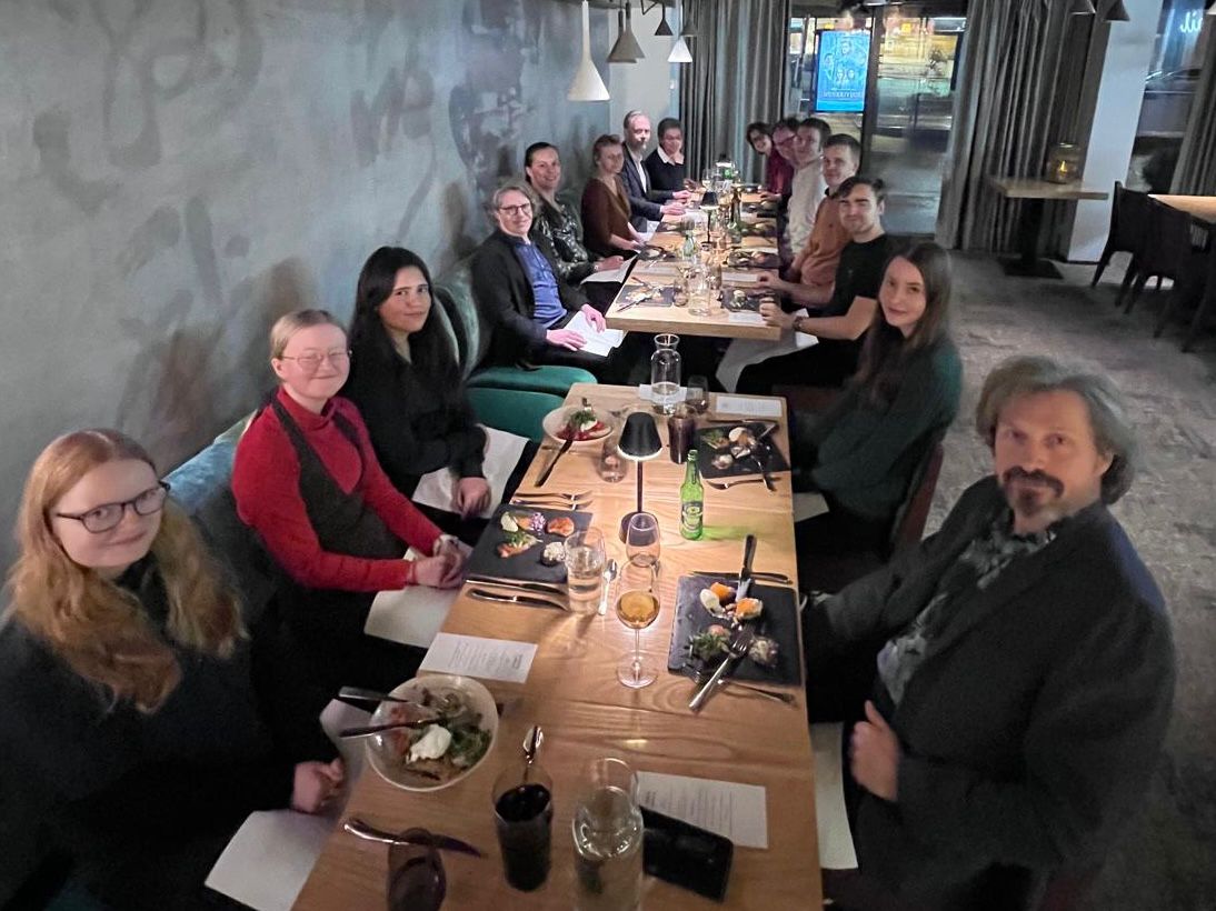 Projekt Fredrikas deltidsarbetare på julmiddagen 2025